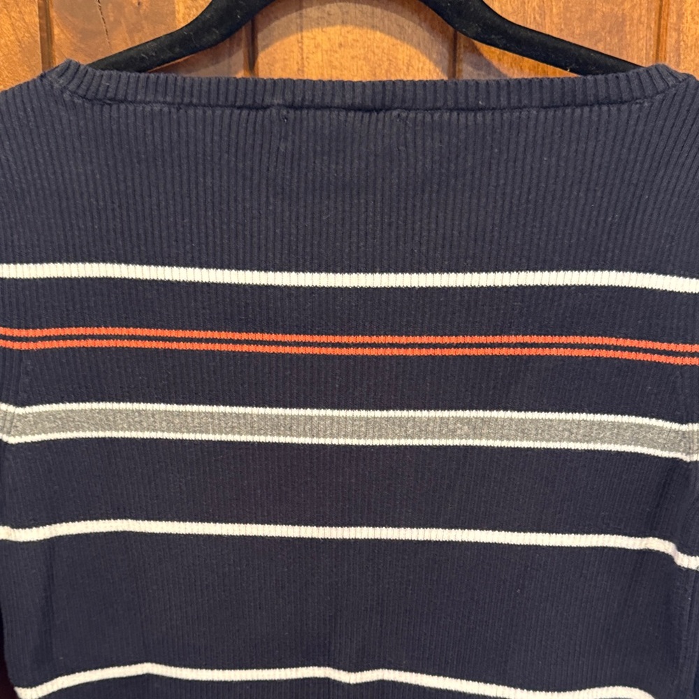 Liz Claiborne Multicolor Striped Knit Top - Picture 6 of 7